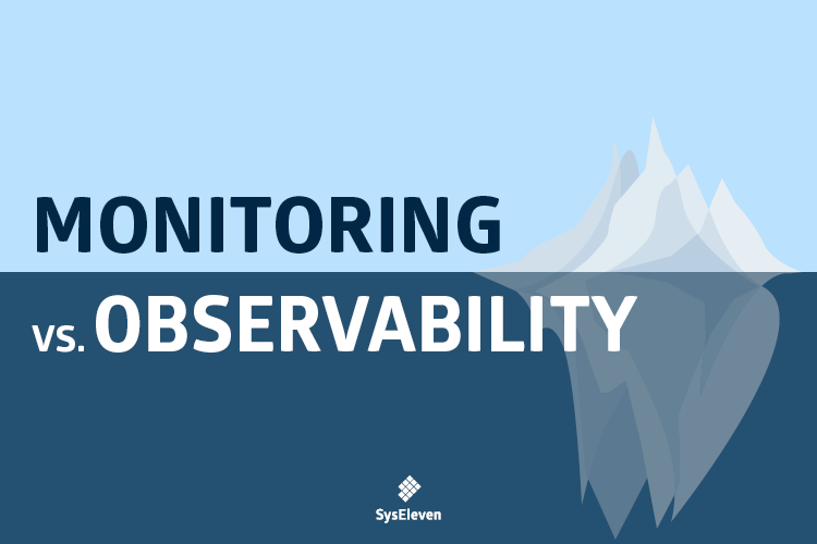 Monitoring vs Observablity Eisberg