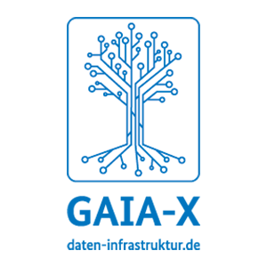 Gaia-X Logo farbig
