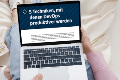 5 Techniken, mit denen DevOps produktiver werden Mockup Grafik