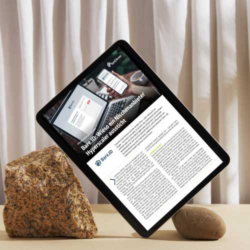 Bare.ID: Wieso ein Nischenanbieter Hyperscaler aussticht Case Study Mockup